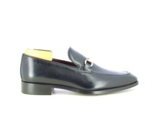 Mocassin noir et fer à cheval Noir